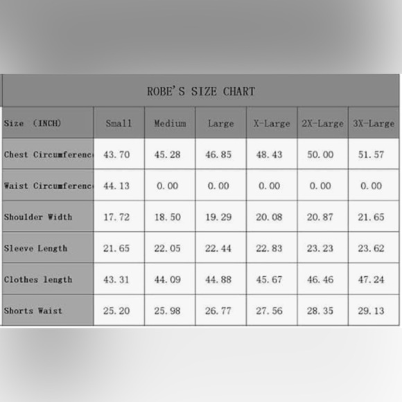 New Mens Silky Pajama Robe Short Set w/ 2 Pockets Multiple Sizes - Picture 2 of 2